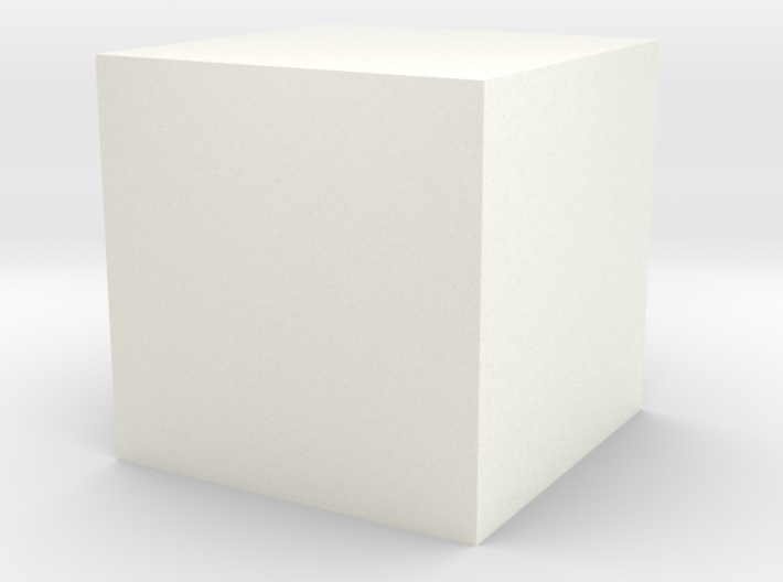 Hollow Cube 3 cm edge length 3d printed