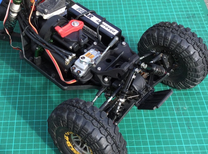 Twin Hammers / WL10428 Steering &amp; Upright Shock Up 3d printed