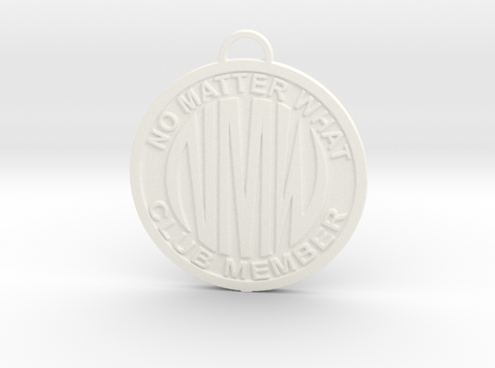 No Matter What Medallion 3d printed