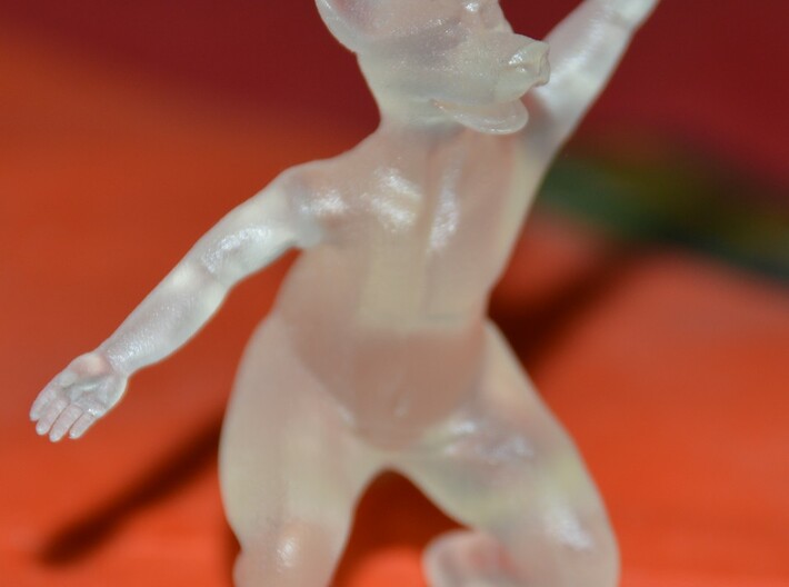 Anthro Kangaroo Miniature 3d printed Kangaroo Figurine
