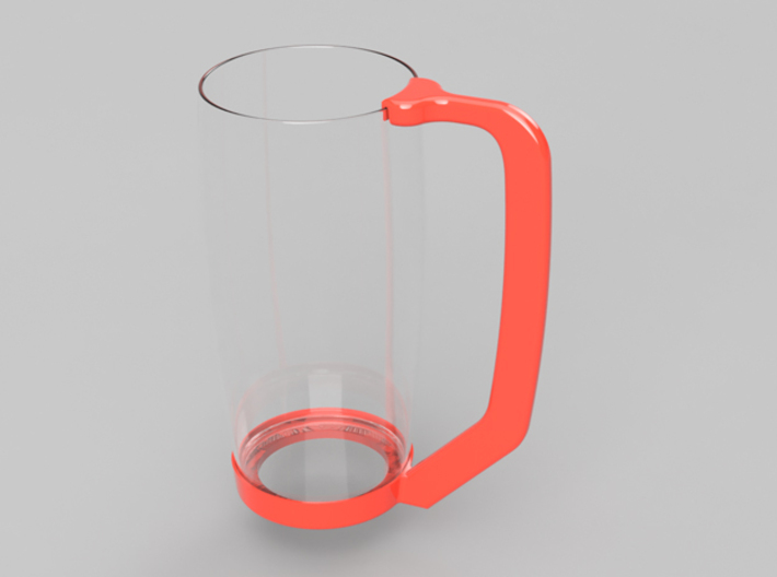 Glass Handle 3d printed 