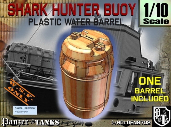 1-10 Shark Hunter Barrel 3d printed