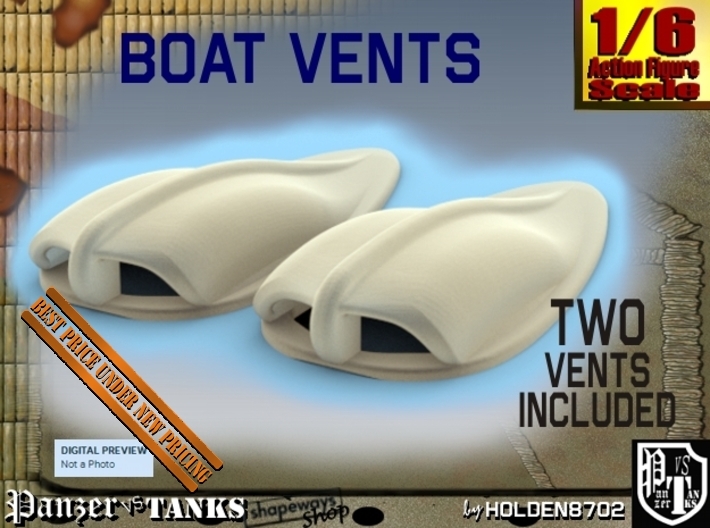 1-6 Boat Vent 2 For FUD 3d printed