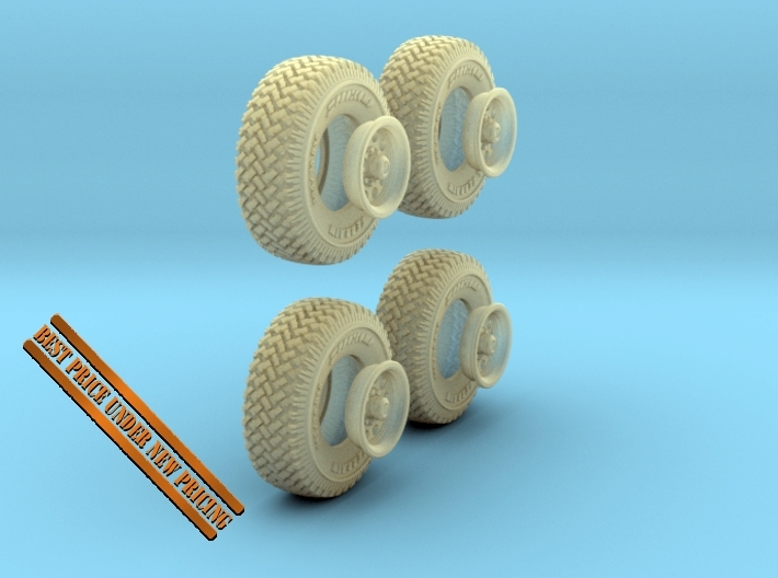 1-35 Pro-Comp Tire+Wheel Set1 3d printed