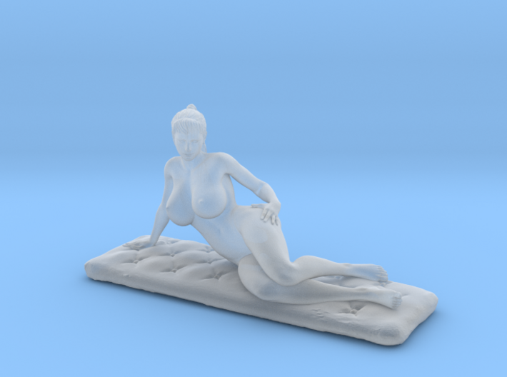 Artistic nude on cushion. v2 3d printed