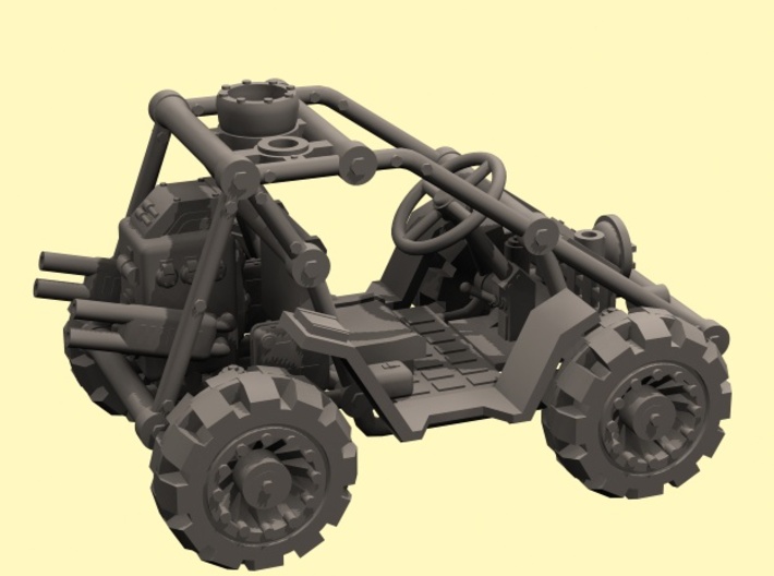 1/48 SciFi buggy - downloadable 3d printed 