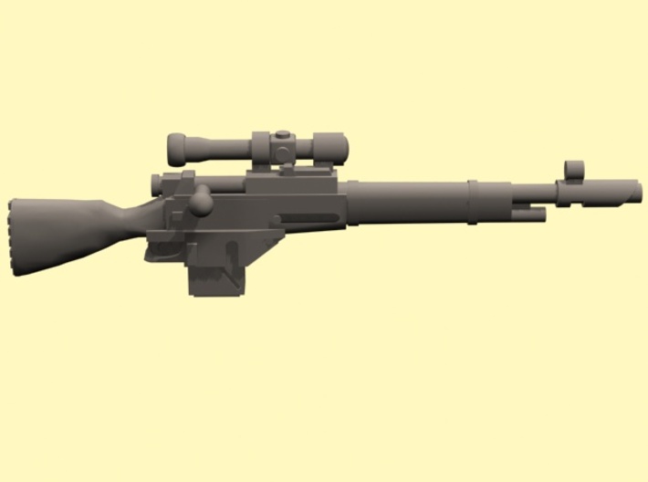 28mm Mosin-91 sniper laser rifles 3d printed