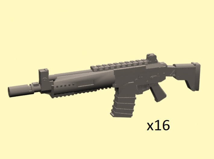 28mm Ak.5s assault rifles (16 pieces) 3d printed