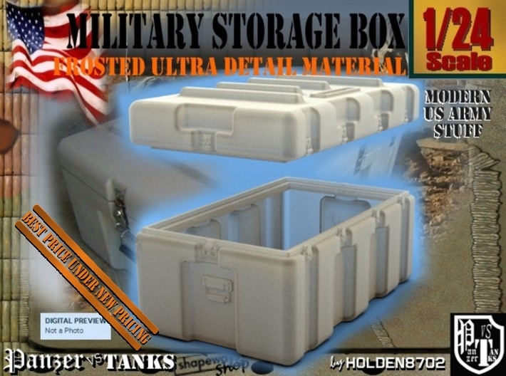 1-24 Military Storage Box For FUD 3d printed
