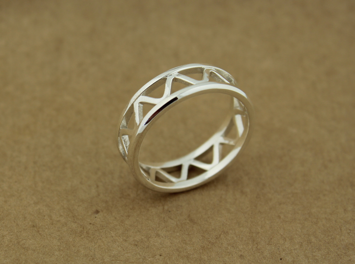 Corrugated Ring 3d printed