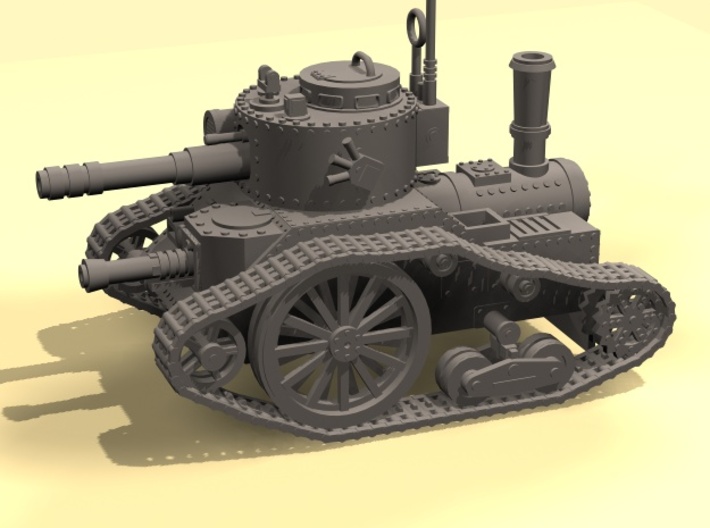 15mm Steampunk tank Mk.1 3d printed