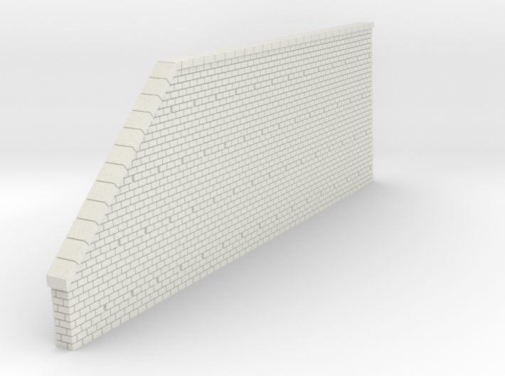 Mur soutainement tunnel droit 3d printed
