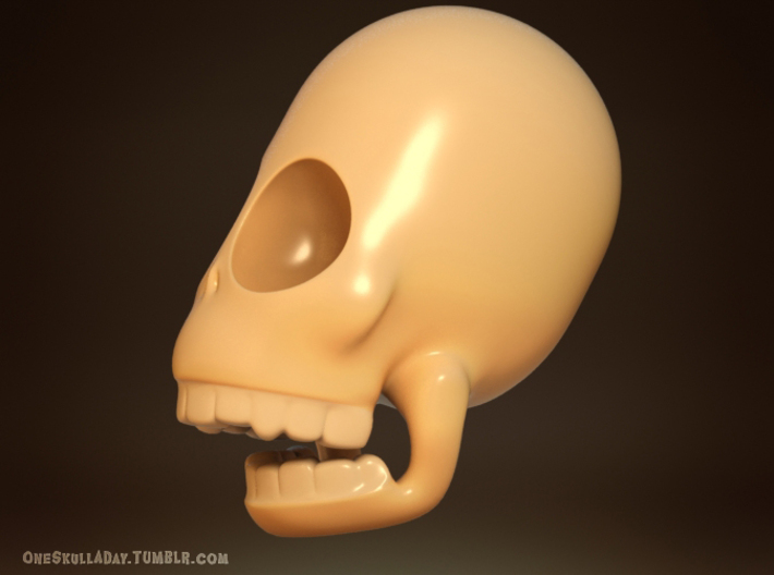 Homer Skull 3d printed 