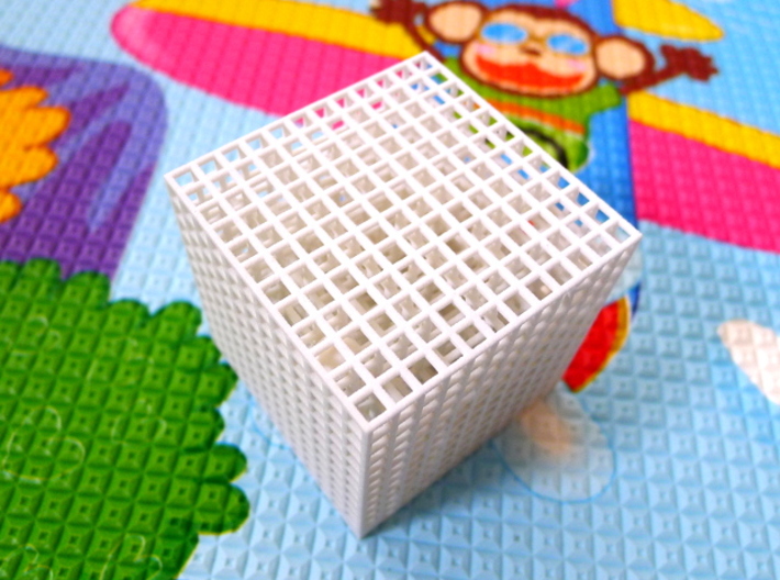 Maze 01, 6x6x6, 'Cube H' 3d printed 