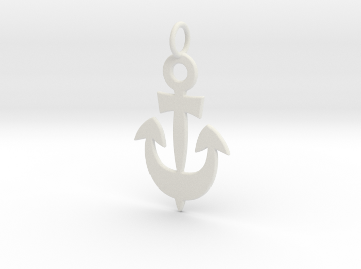 Anchor Symbol Pendant Charm 3d printed