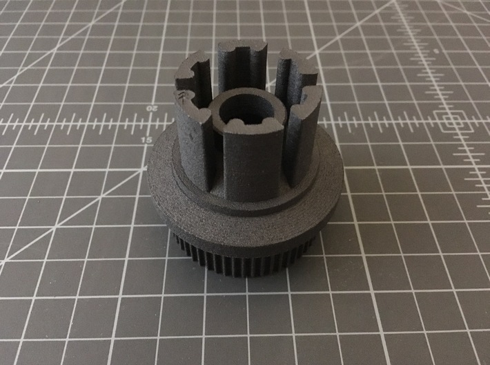 Flywheel Pulley for 2nd Gen Boosted Board 3d printed