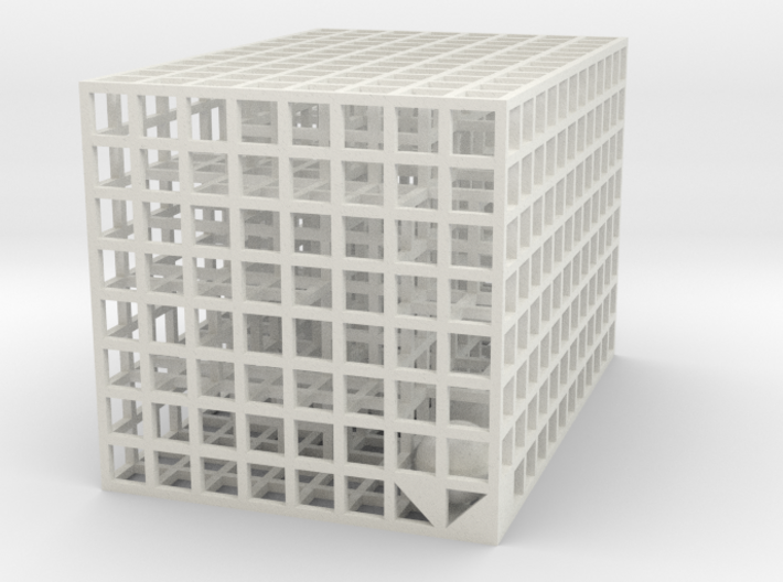 Maze 09, 6x6x4 3d printed