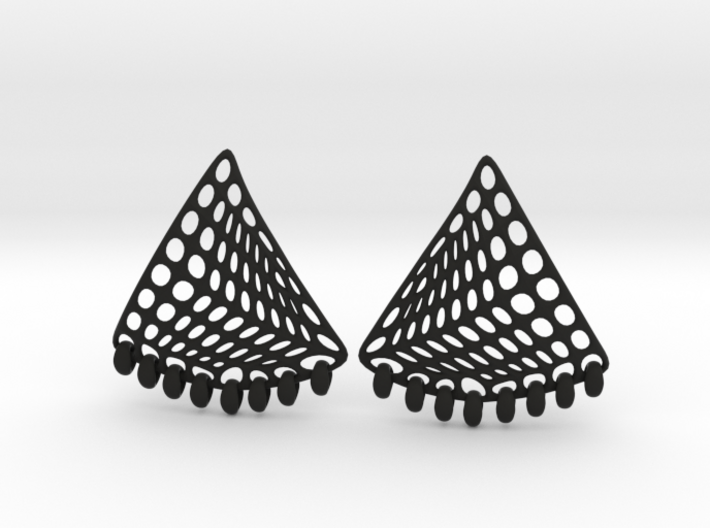 Baumann Earrings 3d printed