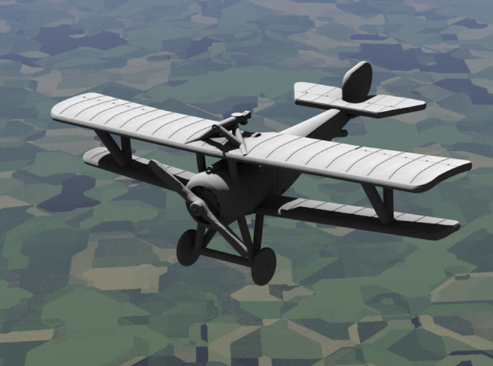 Nieuport 17 (Vickers+Lewis, various scales) 3d printed Computer render of 1:144 Nieuport 17