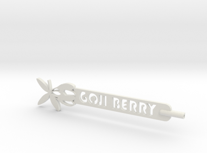 Goji Berry Plant Stake 3d printed