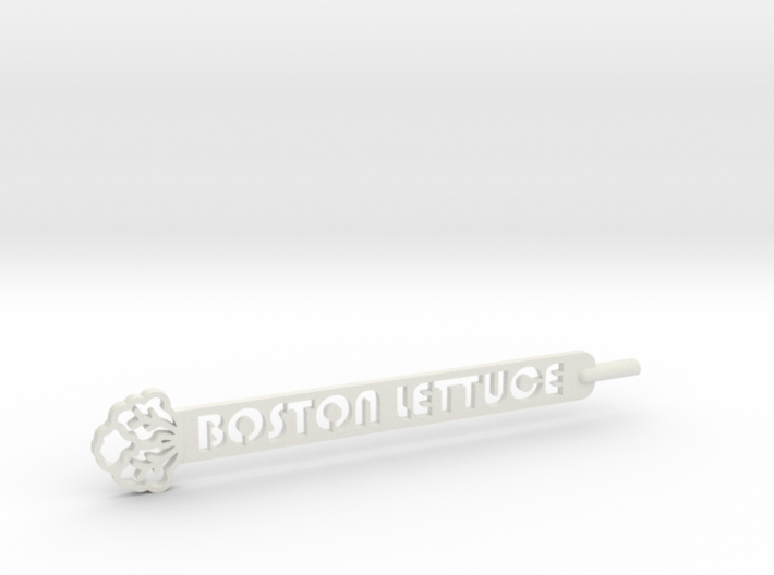 Boston Lettuce Plant Stake 3d printed