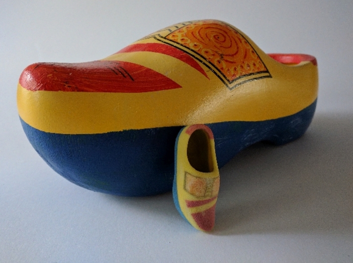 Just a Wooden Shoe 3d printed The way they usually are stored