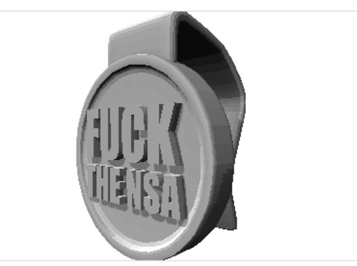 F**K the NSA Computer Camera Cover R-Rated 3d printed 
