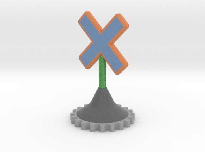 The X Shop Small Sculpture 3d printed