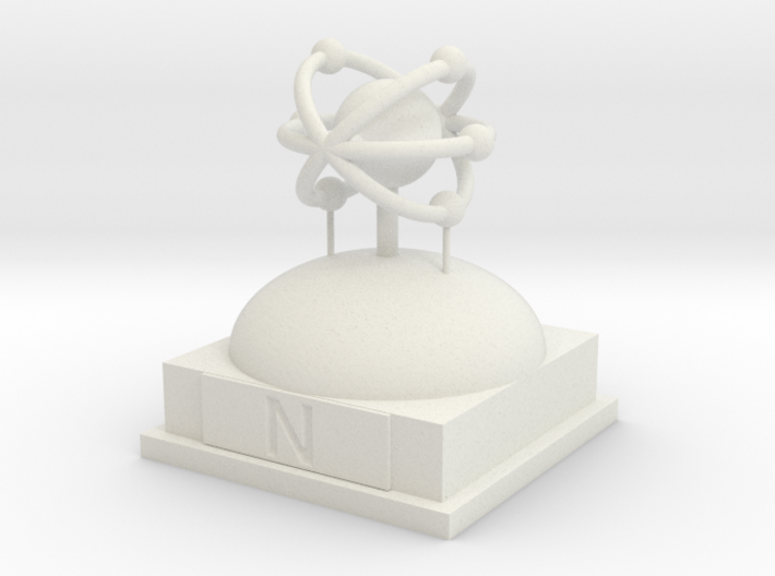 Nitrogen Atomamodel 3d printed