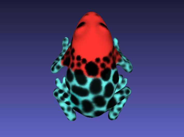 Red Poison Arrow Frog 3d printed 