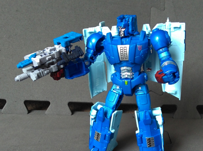 MicroSlinger "Uproar" 3d printed Uproar weapon mode, combined with Squall (sold separately).