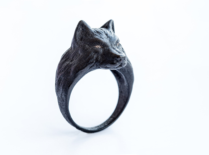 Wolf ring 3d printed