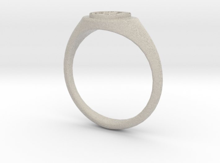 NTUA Female Ring 3d printed