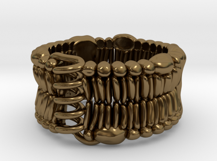 Cell Membrane Ring - Science Jewelry 3d printed