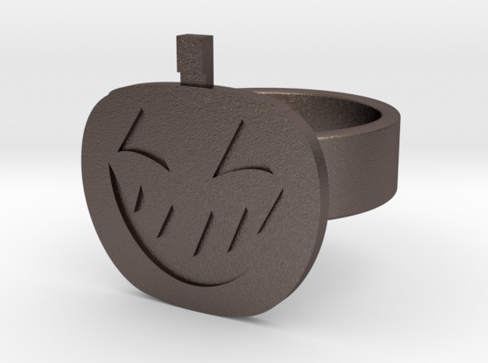 Jack-O-Lantern Ring 3d printed