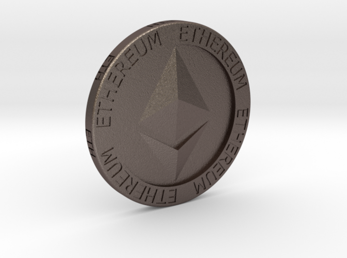 Ethereum Poker Chip/Ball Marker 3d printed