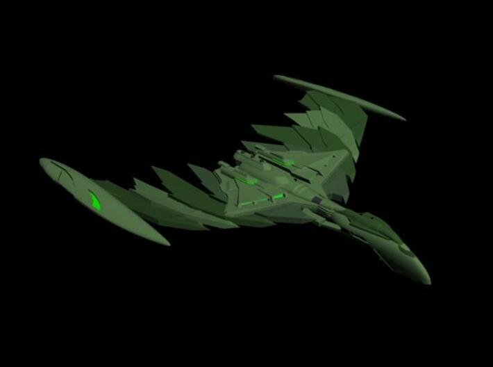 Romulan Valaxin Class WarBird 3d printed