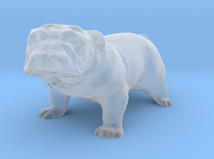 S Scale Bull Dog 3d printed This is a render not a picture