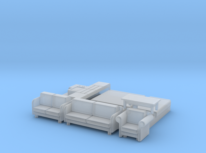 N Scale House Furniture 70s-80s 3d printed