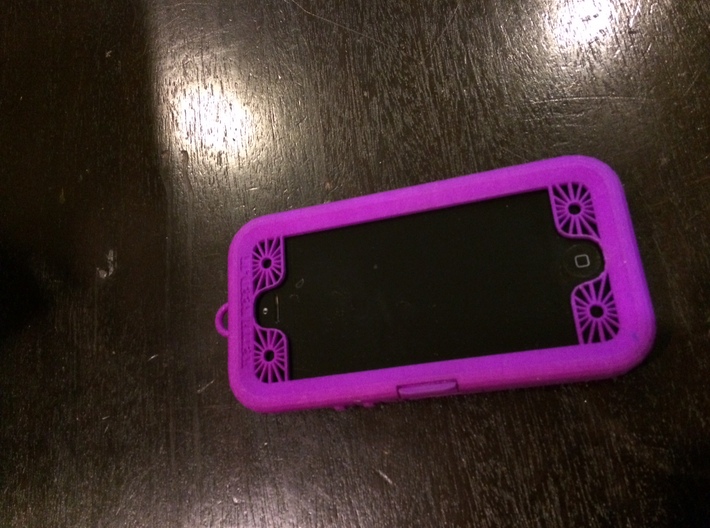 Custom designed 3D printed case for iphone 5S. 3d printed 