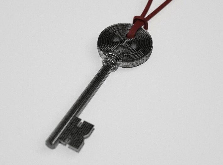 Coraline button Key - featured 3d printed