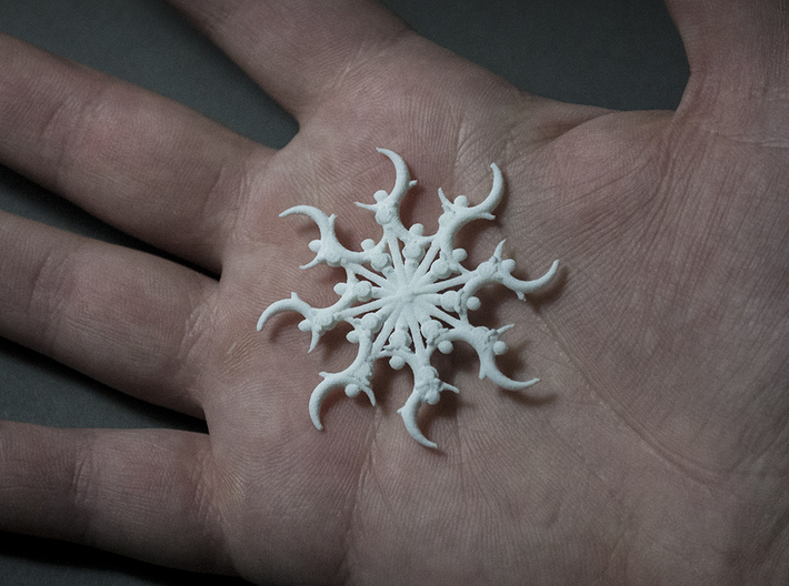 Crescentflake 3d printed 
