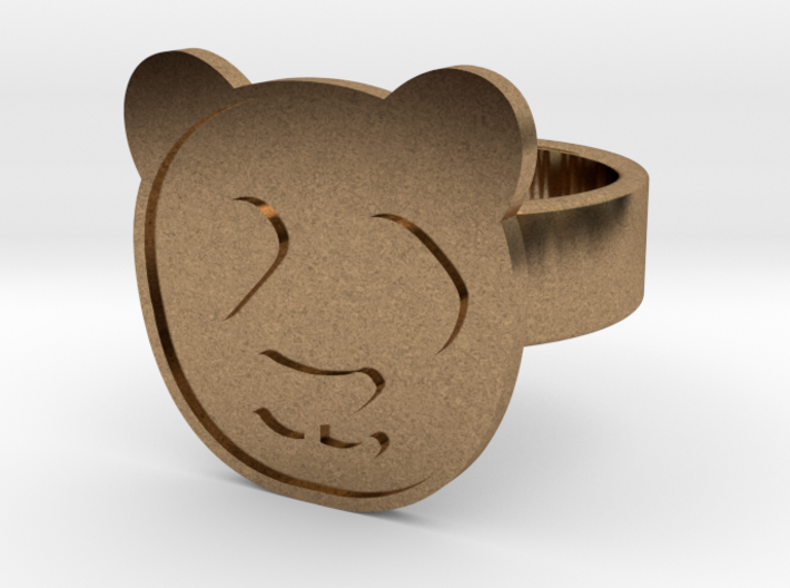 Panda Ring 3d printed