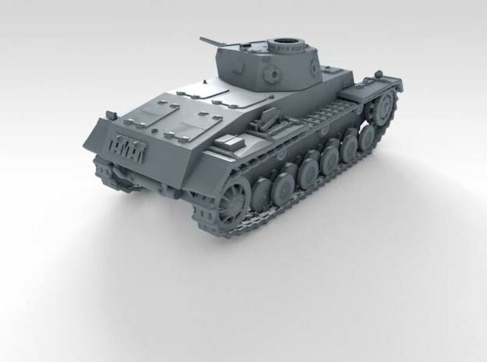 1/144 German VK 65.01 (H) Heavy Tank 3d printed 3d render showing product detail