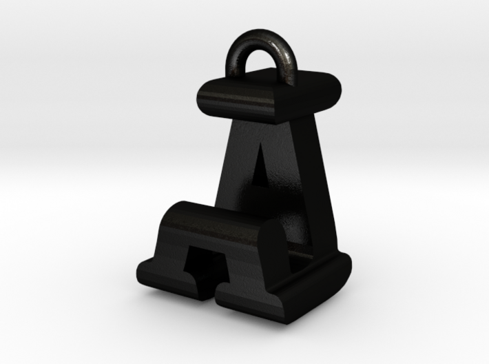 3D-Initial-AJ 3d printed