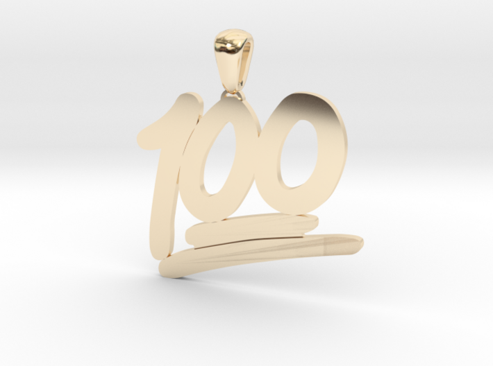 100 Emoji Pendant 3d printed