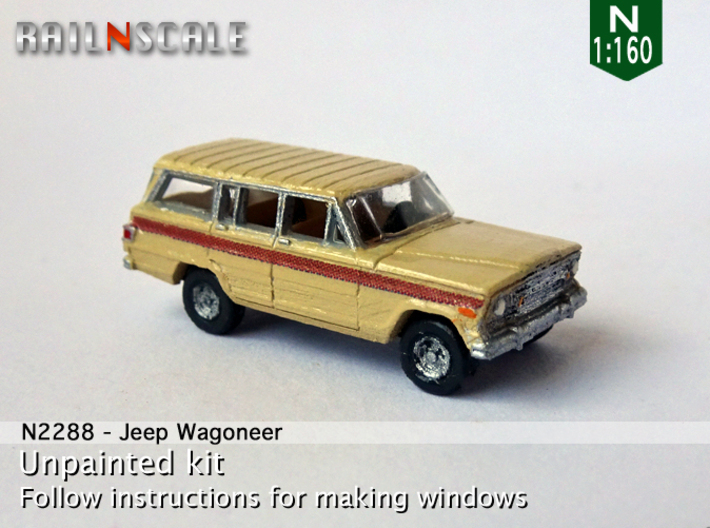 Jeep Wagoneer (N 1:160) 3d printed