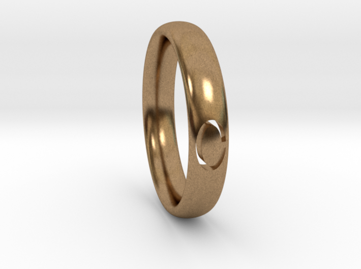 Simple Ellipse Ring 3d printed