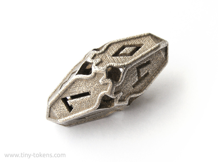 Amonkhet D10 gaming die - Small, hollow 3d printed