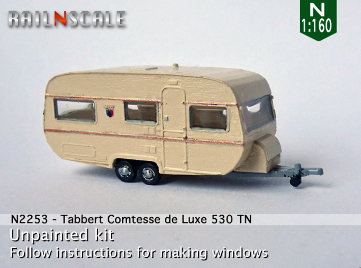 Tabbert Comtesse de Luxe 530 TN (N 1:160) 3d printed